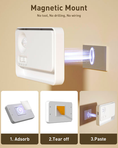 SZOKLED Rechargeable Motion Sensor Night Light Stair Lights Indoor, 6 Pack