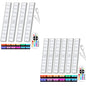 SZOKLED 10-Pack 48-LED RGB Under Cabinet Lights